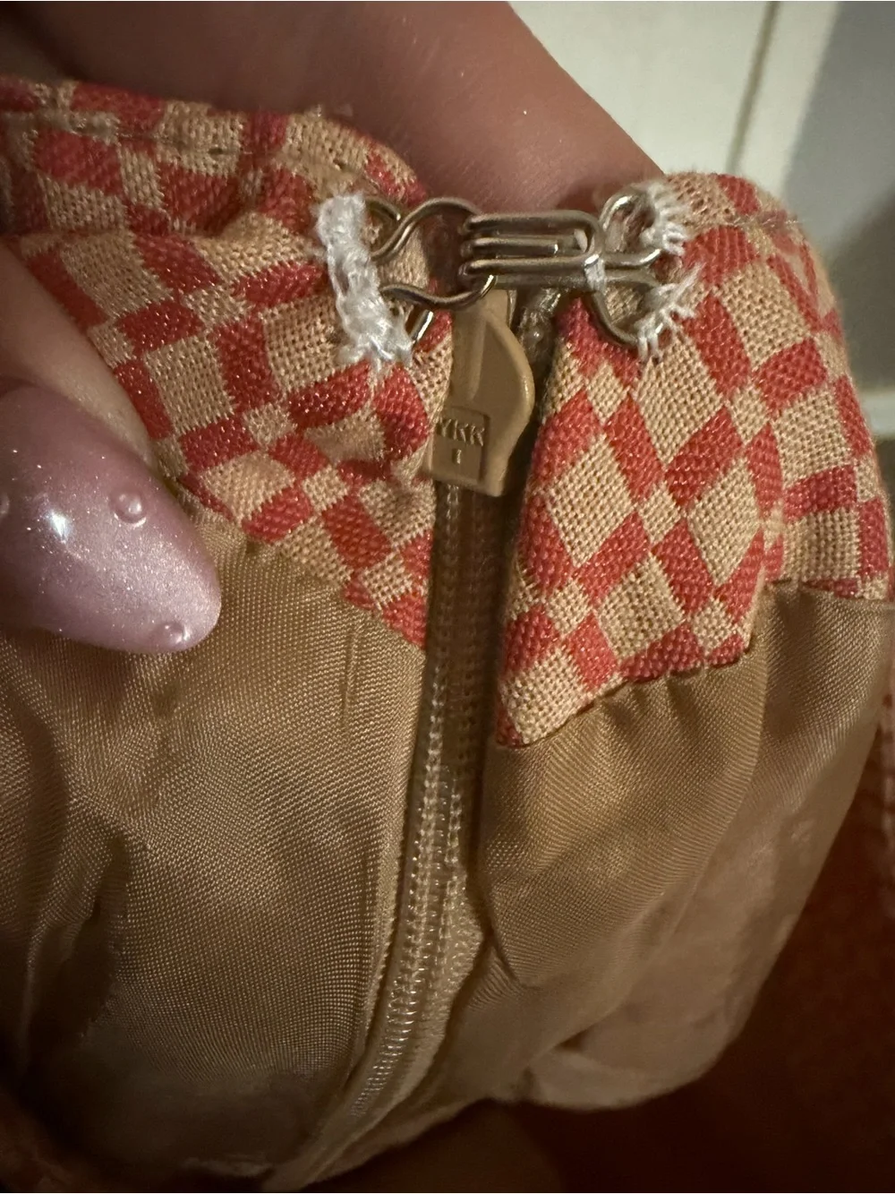 Salvatore Ferragamo Pink Geometric Pencil Skirt vintage size 10